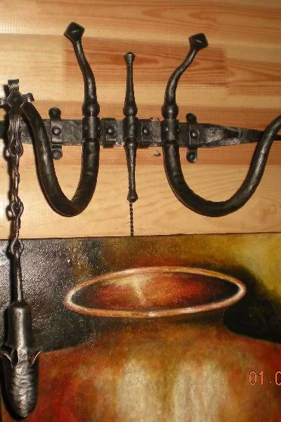 Artystyczny metalowy kinkiet galeryjny do podświetlania dzieł sztuki, luksusowe podświetlenie obrazu vintage